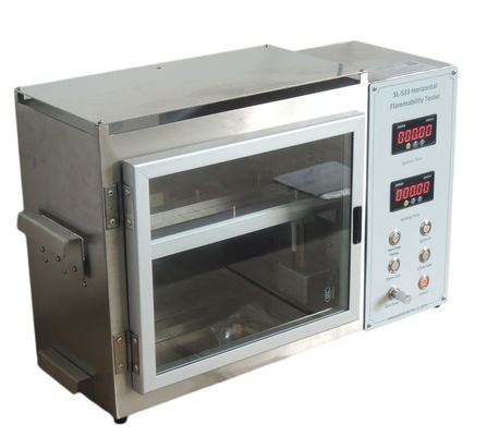 Fire Nozzle Dia9.5mm Horizontal Flammability Tester, FMVSS 302 Máy kiểm tra khả năng cháy