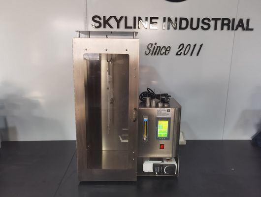 Máy kiểm tra đốt cháy dọc SL-FL76 11 mm (16CFR1615/1616) để kiểm tra QUẦN ÁO NGỦ TRẺ EM