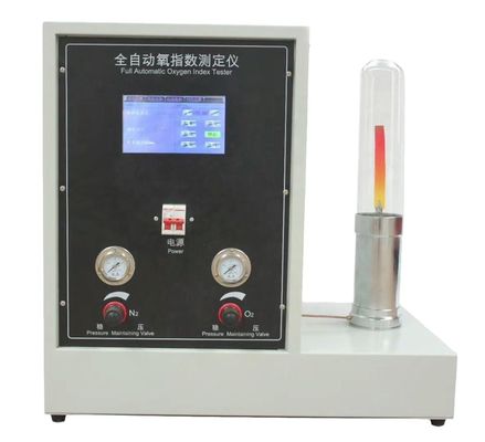 ASTM D 2863 loại màn hình cảm ứng Kiểm tra chỉ số oxy giới hạn tự động cho máy thử nghiệm đốt cao su nhựa