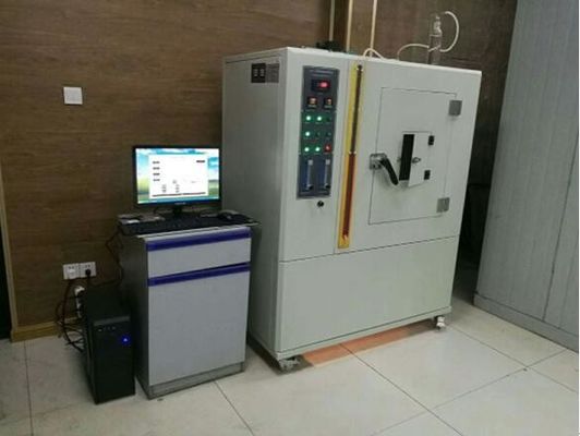 ISO 5659-2 0-924 Máy kiểm tra mật độ khói nhựa sáu bánh tự động